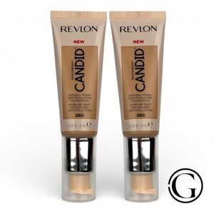 2 PACK Revlon PhotoReady Candid Foundation- 260 Chai